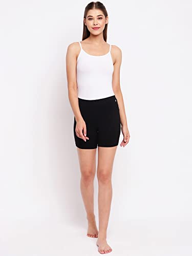 Enamor Women's Shorts (Black, L) : Amazon.in: Fashion