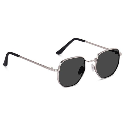 Buy SUNFRIZ Small Octagonal Polarized Sunglasses for Women Men, Classic Retro Metal Frame, UV400 Protection, Black Lens, Gold-Black at Amazon.in
