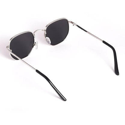 Buy SUNFRIZ Small Octagonal Polarized Sunglasses for Women Men, Classic Retro Metal Frame, UV400 Protection, Black Lens, Gold-Black at Amazon.in