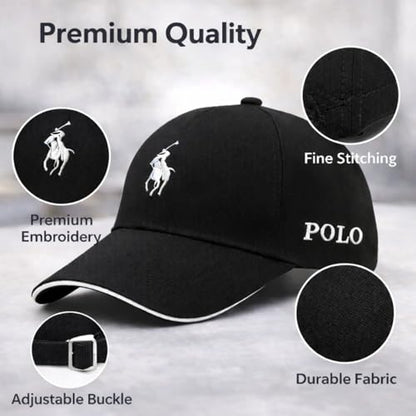 Buy Urban Punk Polo Style Baseball Cap for Men & Women (Pack of 1) – Premium Cotton Adjustable Unisex Hat, Maroon and Black Performance Sports Caps for Gym, Running, and Travel – Breathable & Durable at Amazon.in