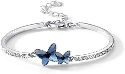 Shining Diva Fashion Crystal Charm Bracelet
