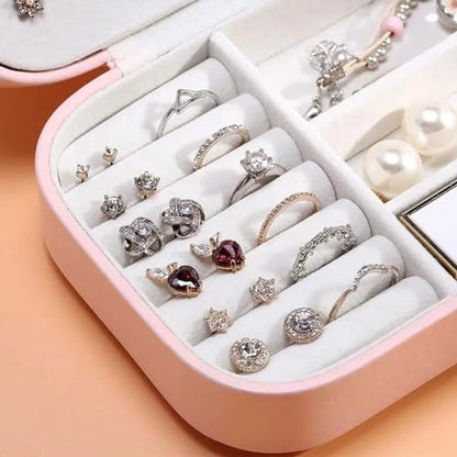 Buy Shining Diva Fashion Jewellery Organisers Box PU Leather Storage Case for Rings, Earrings, Necklace Jewelry Organizer for Women Travel Valentine Birthday Gifts for Girls Wife Girlfriend (BOX1001) at Amazon.in
