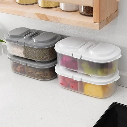 2 Way Tiffin & Storage Box – Multipurpose Lunch Box with Dual Compartments, Airtight & Leakproof Food Container (Pack of 1)