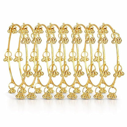 Buy Kashmiri Bangle Traditional Beaded Bangles Set for Women & Girls | Stylish Ethnic Kada Set | Wedding & Jewellery 8 Pieces (2.4) at Amazon.in