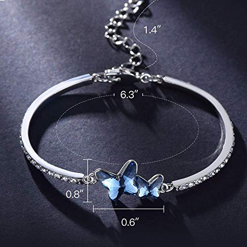 Shining Diva Fashion Crystal Charm Bracelet