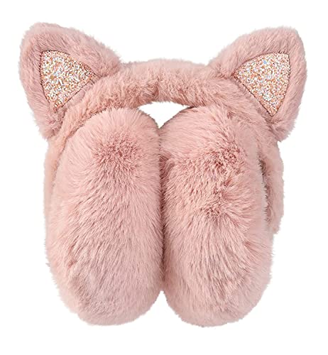 Handcuffs Ear Muff Winter Cute Cat Kitten Ear Warmer Earmuffs Faux Fur Plush Ear Cover For Girls Women : Amazon.in: Fashion