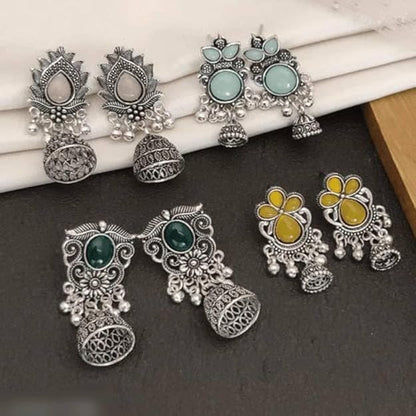 EiVAA Traditional & Designer Alloy Jhumki Earrings for Women & Girls | Lightweight Daily Use Earrings | Ethnic Stylish Jewelry for Casual, Festive & Wedding Outfits | Fashion Earrings : Amazon.in: Jewellery