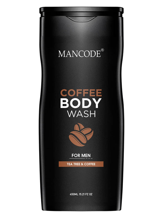 MAN CODE Coffee Body Wash For Men 450Ml | For Body, Face With Coffee And Natural Oils Extract | Oil Control | Odor Protection | 450 Ml Shower Gel For Men (Pack Of 1)