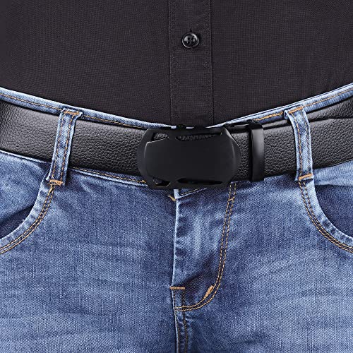 ZORO Men's Vegan Leather Belt for Men, Formal/Casual,Autolock,Black | Fit on up to 40 Inches Waist size (BLACK 58-BK72, 1) : Amazon.in: Fashion