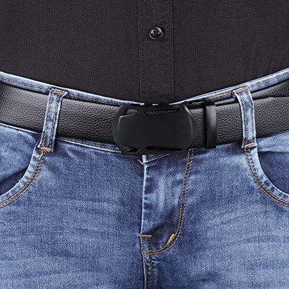ZORO Men's Vegan Leather Belt for Men, Formal/Casual,Autolock,Black | Fit on up to 40 Inches Waist size (BLACK 58-BK72, 1) : Amazon.in: Fashion