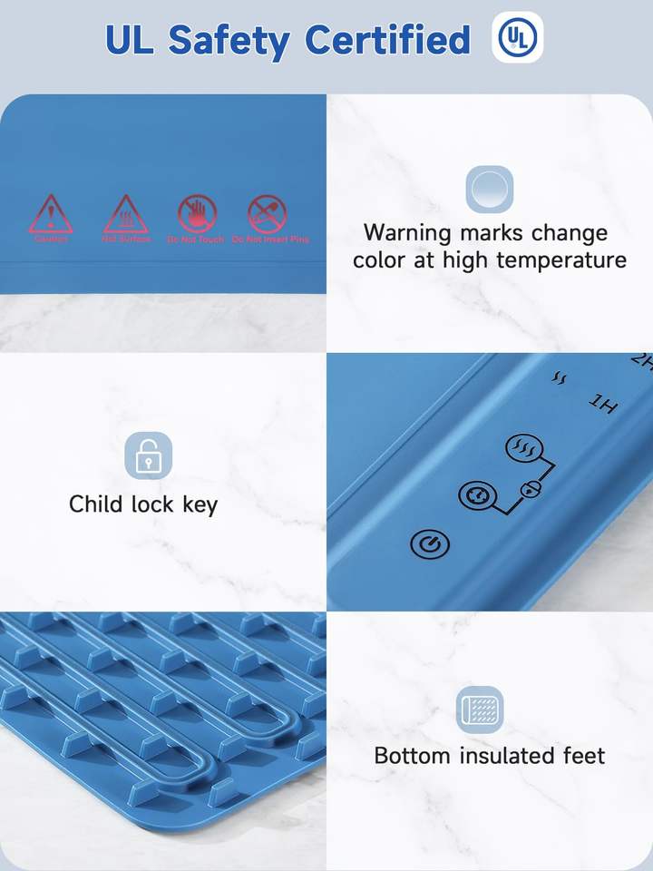 Electric Food Warming Trays Pads