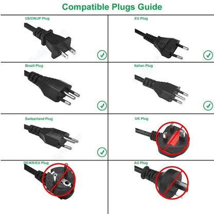 3-in-1 Wireless EU Plug Adapter – Universal Travel Power Adapter for Multiple Devices (Random color-Pack of 1)
