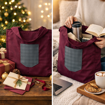 Heavy Cotton Tote Bag | Large Capacity Reusable Shoulder Bag for Shopping & Daily Use (Random Print-Pack of 1)