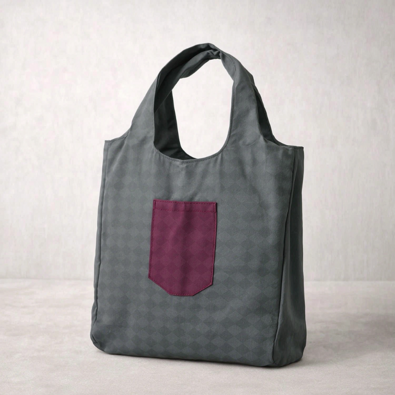 Heavy Cotton Tote Bag | Large Capacity Reusable Shoulder Bag for Shopping & Daily Use (Random Print-Pack of 1)