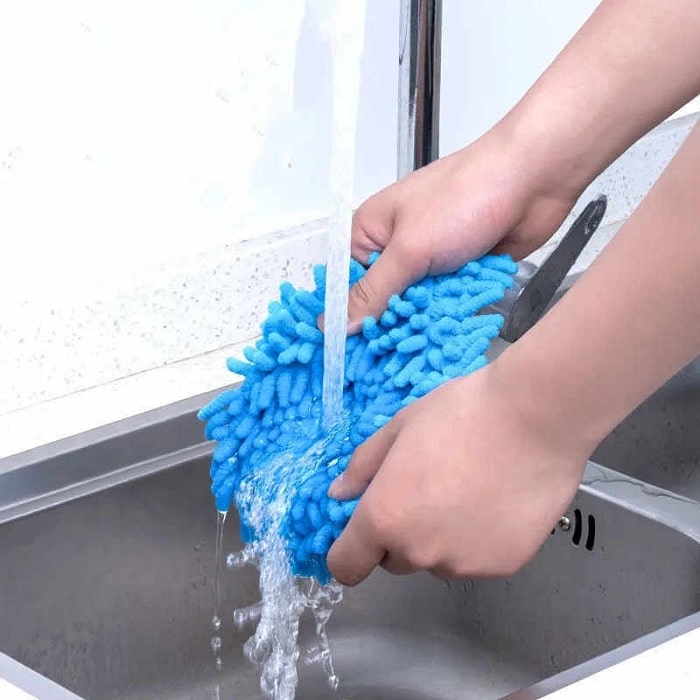 Triangle Ceiling Cleaning Mop with Handle – Microfiber Wall, Ceiling & Corner Cleaning Mop