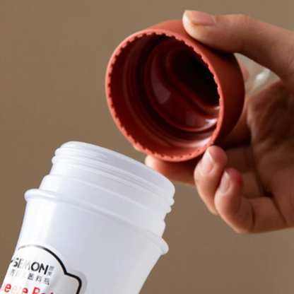 5 Hole Squeeze Sauce Bottle (280 ML) – Portable Plastic Condiment Dispenser with Lid | Buy 1 Get 1 Free(Random color)