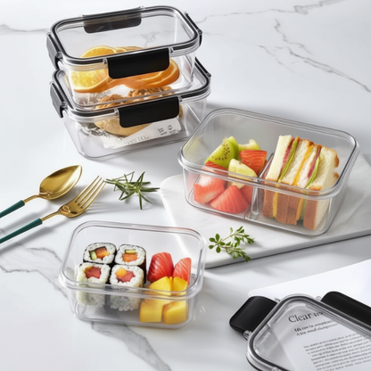Feel Fresh 3 Pcs Airtight Container Set – Multipurpose Kitchen Food Storage Boxes